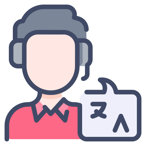 Professional linguist icon